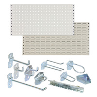 Wall Mounted Louvre Panel & Square Hole Boards & Accessories