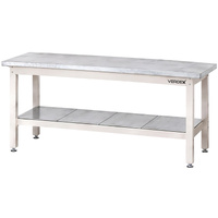 Galvanised Top Bench with Undershelf 2400 x 900mm