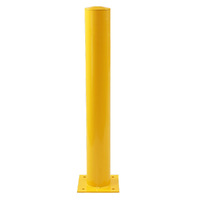 Powdercoated Yellow Bollard 165x1200mm (DxH)