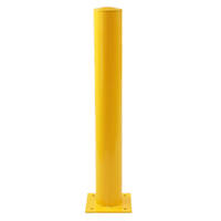 Powdercoated Yellow Safety Bollards (Concrete Fillable) 