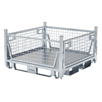 Collapsible & Stackable Stillage Cage - Half Height