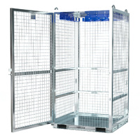 Storage Cage with Industrial Hanging Racks