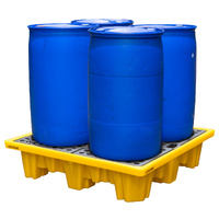 4 Drum Bunded Spill Pallets
