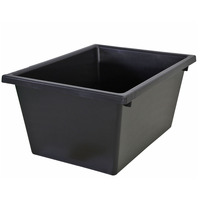 No. 4D Bins - 430x323x210mm (LxWxD) - 22L Black Recycled