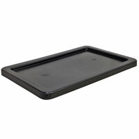Plastic Crate Lid (To Suit No. 7, No. 10 & No. 15 Bins) - Black Recycled
