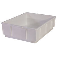 Multistaka Crate- 13 Litre - 432x324x127mm - White
