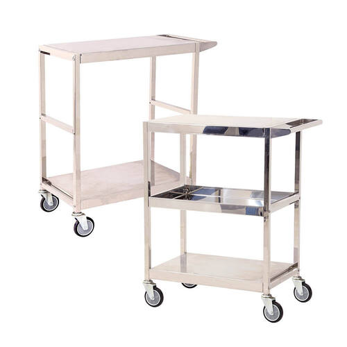 Stainless Steel 2 & 3 Tier Trolleys