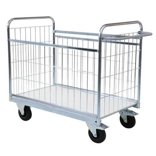 Parcel Trolley With Removable Side