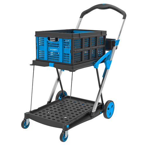 V-Cart Folding Plastic and Aluminium Trolley